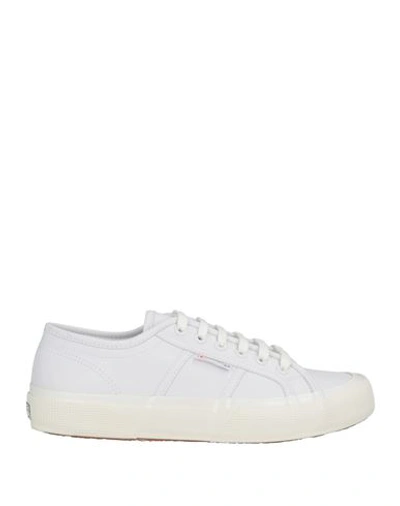 Superga Man Sneakers White Size 13 Textile Fibers In White