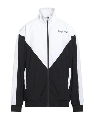 Balmain Man Jacket Black Size 40 Polyamide