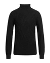 Hamaki-ho Man Turtleneck Black Size Xxl Acrylic, Cotton, Wool