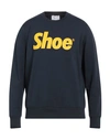 Shoe® Shoe Man Sweatshirt Navy Blue Size Xxl Cotton, Elastane