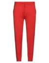 Drumohr Man Pants Tomato Red Size 36 Merino Wool