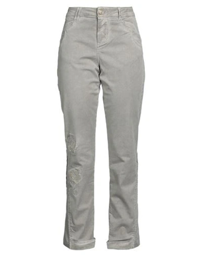 Elisa Cavaletti By Daniela Dallavalle Woman Pants Light Grey Size 30 Cotton, Elastane