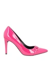 Liu •jo Woman Pumps Fuchsia Size 12 Soft Leather In Pink