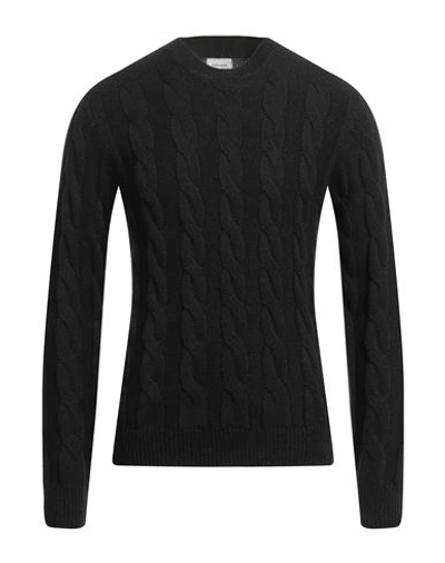 Sseinse Man Sweater Black Size L Acrylic, Nylon In Black