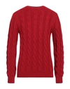 Sseinse Man Sweater Red Size Xxl Acrylic, Nylon In Red