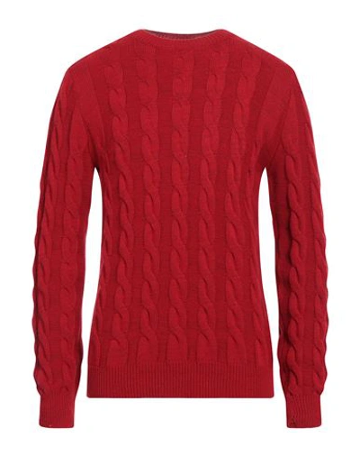 Sseinse Man Sweater Red Size Xxl Acrylic, Nylon