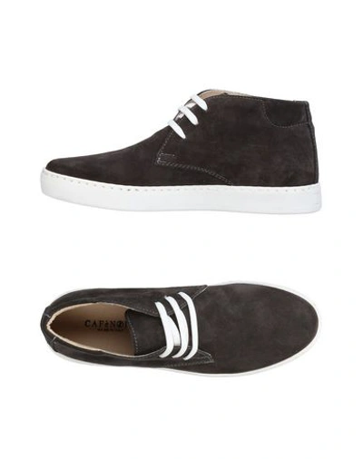Cafènoir Man Ankle Boots Steel Grey Size 7 Leather