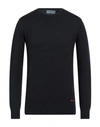 Harmont & Blaine Man Sweater Midnight Blue Size Xxl Cotton, Wool, Cashmere