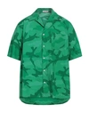 Valentino Man Shirt Green Size 42 Cotton