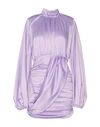 Actualee Woman Short Dress Lilac Size 10 Polyester In Purple