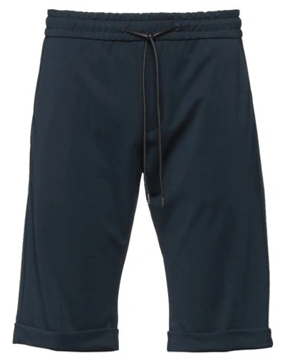 Bro-ship Bro Ship Man Shorts & Bermuda Shorts Midnight Blue Size 30 Polyester, Elastane