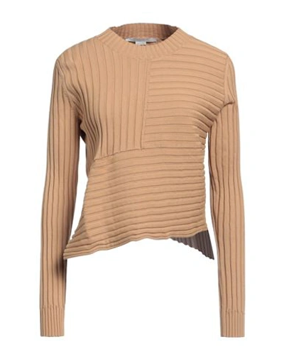 Stella Mccartney Woman Sweater Sand Size 4-6 Cotton In Beige