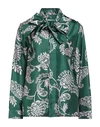 Simona Corsellini Woman Top Emerald Green Size 4 Viscose, Acetate, Silk In Green
