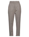 Peserico Woman Pants Dove Grey Size 8 Wool, Polyester, Elastane