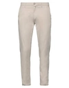 Tela Cotton Man Pants Light Grey Size 36 Cotton, Elastane
