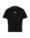 DSQUARED2 DSQUARED2 MAN T-SHIRT BLACK SIZE M COTTON