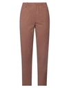 Alysi Woman Pants Light Brown Size 4 Virgin Wool, Lycra In Beige