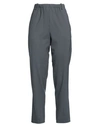 Alysi Woman Pants Lead Size 4 Virgin Wool, Lycra In Grey