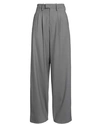 Federica Tosi Woman Pants Grey Size 8 Polyester, Virgin Wool, Elastane