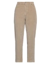 Pt Torino Woman Pants Khaki Size 30 Cotton, Elastane In Beige