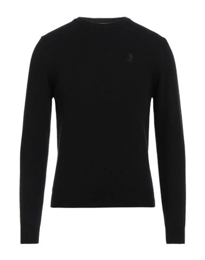 Jeckerson Man Sweater Black Size S Wool, Polyamide