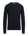 Jeckerson Man Sweater Midnight Blue Size S Wool, Polyamide