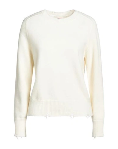 Jucca Woman Sweater Ivory Size L Virgin Wool In White