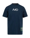 Alessandro Dell'acqua Man T-shirt Navy Blue Size 3xl Cotton