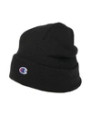 Champion Hat Black Size Onesize Acrylic, Recycled Polyester