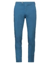 Cruna Man Pants Deep Teal Size 40 Cotton, Elastane In Green