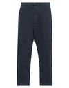 Novemb3r Man Pants Midnight Blue Size 25 Cotton, Elastane In Blue