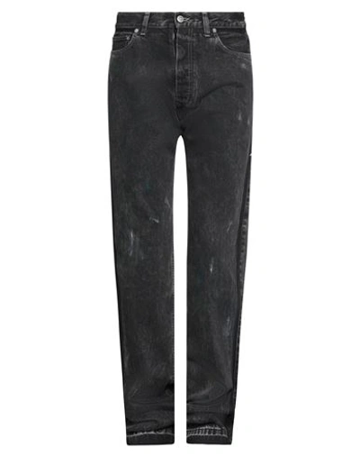 Maison Margiela Man Denim Pants Black Size 33 Cotton