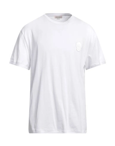 Alexander Mcqueen Man T-shirt White Size L Cotton, Viscose, Polyester