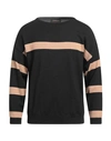 Les Copains Man Sweater Black Size 36 Virgin Wool