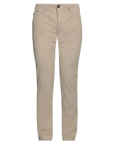 Tramarossa Man Pants Beige Size 34 Cotton, Elastane