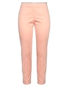 Peserico Woman Pants Salmon Pink Size 2 Cotton, Elastane