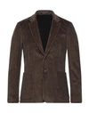 Mauro Grifoni Grifoni Man Blazer Brown Size 36 Cotton, Elastane