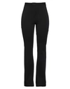 Dixie Woman Pants Black Size L Polyester, Elastane