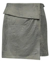 Gaelle Paris Gaëlle Paris Woman Mini Skirt Military Green Size 6 Polyester, Elastane
