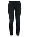 BLACK ORCHID BLACK ORCHID WOMAN JEANS BLACK SIZE 31 COTTON, ELASTOMULTIESTER, ELASTANE