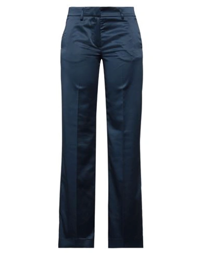 Aniye By Woman Pants Navy Size 2 Polyester, Elastane In Navy Blue