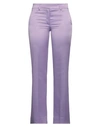 Aniye By Woman Pants Lilac Size 4 Polyester, Elastane In Purple