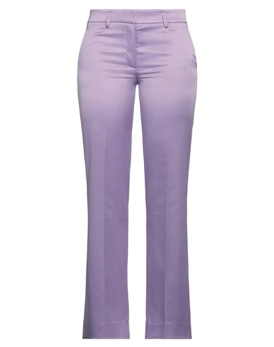 Aniye By Woman Pants Lilac Size 4 Polyester, Elastane In Purple