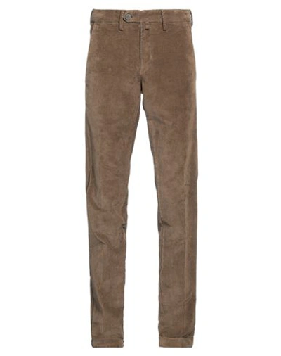 Michael Coal Man Pants Military Green Size 30 Cotton, Elastane In Green