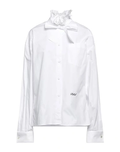 Philosophy Di Lorenzo Serafini Woman Shirt White Size 8 Cotton
