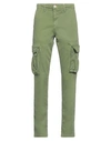 Berna Man Pants Military Green Size 26 Cotton, Elastane