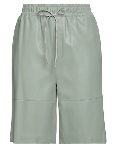 Isabelle Blanche Paris Woman Shorts & Bermuda Shorts Sage Green Size Xs Viscose, Polyester