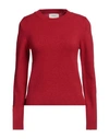 Vicolo Woman Sweater Red Size Onesize Polyamide, Acrylic, Mohair Wool, Wool, Elastane