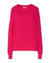 Vicolo Woman Sweater Fuchsia Size Onesize Viscose, Polyester In Pink