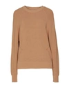 Vicolo Woman Sweater Light Brown Size Onesize Viscose, Polyester In Beige